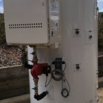 MPISV800 With Bosch 32 Mounted - Connected To Evacuated Solar Tubes