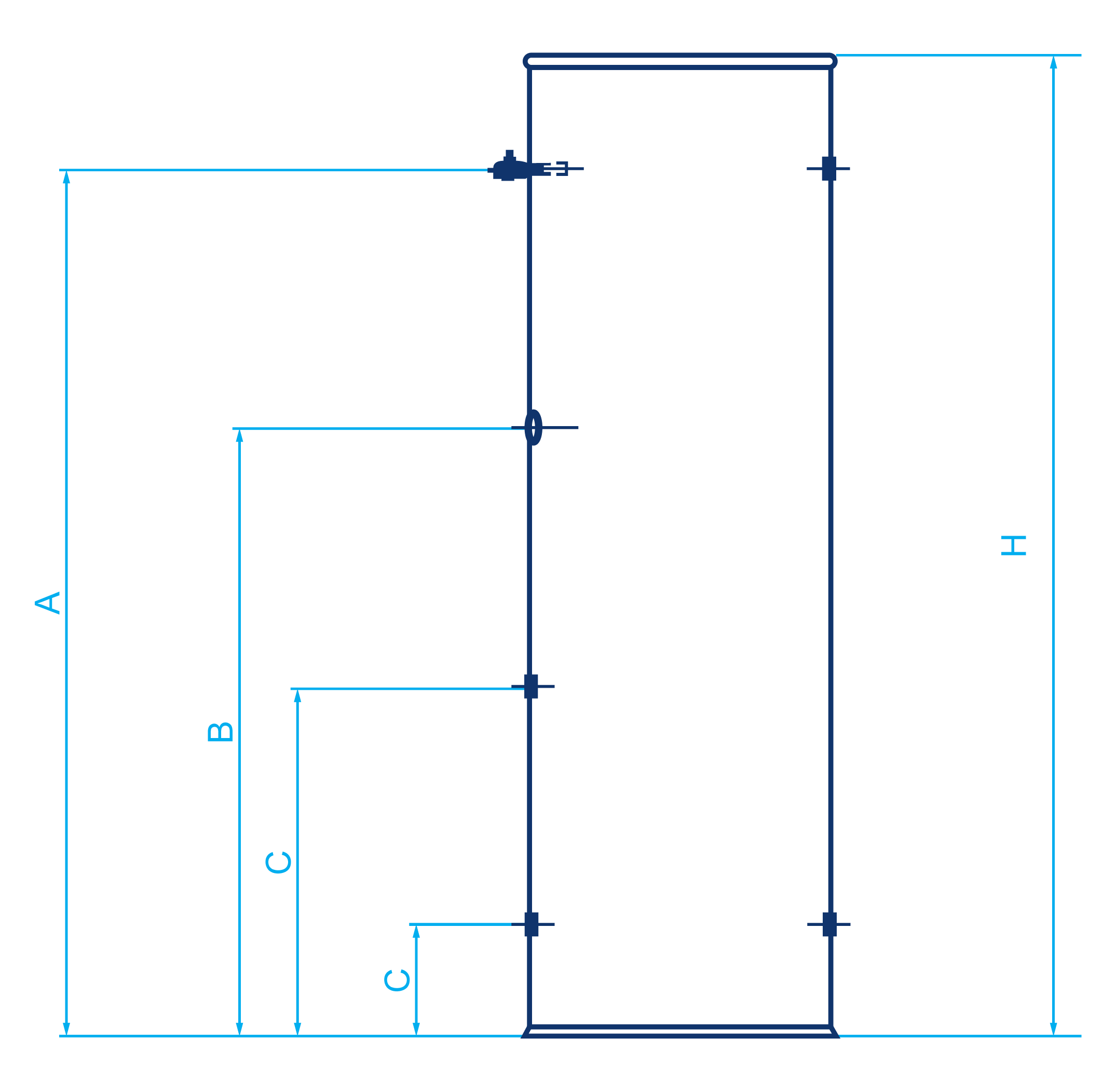 Wilson heat Pump Line Drawings FRONT