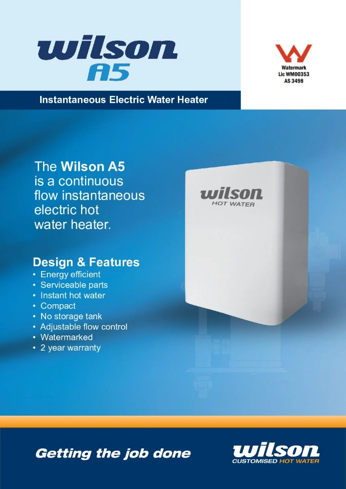 Wilson A5 banner
