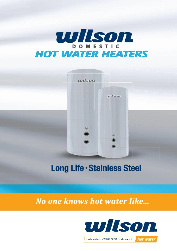 Wilson Domestic Pressure Vessels