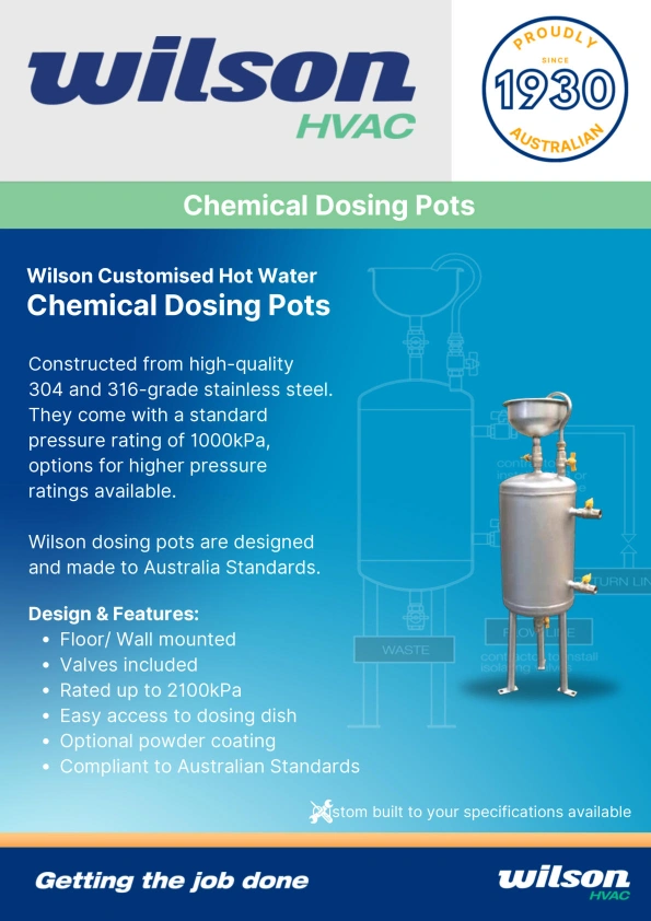 Wilson Dosing Pots HVAC small